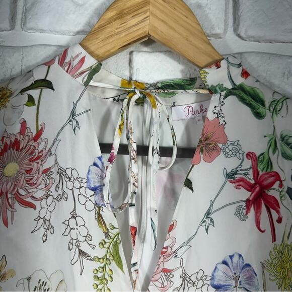 Parker Natalie Dress in Sangria Size 2 - Picture 11 of 14